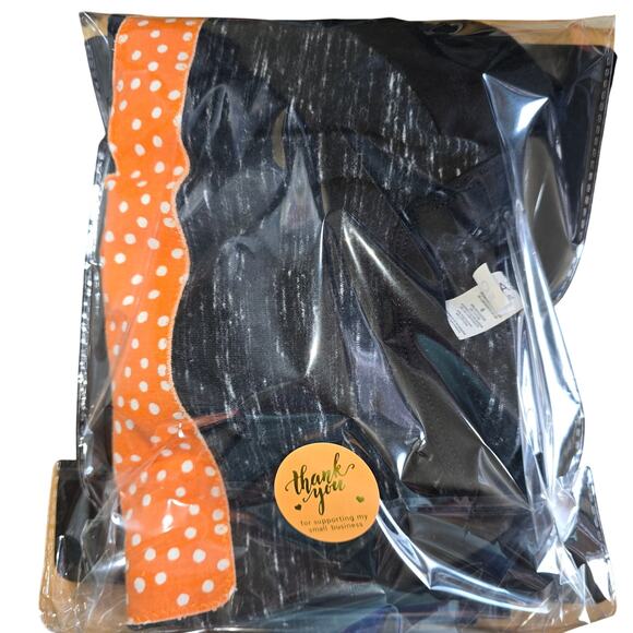 Womens Oklahoma Shirt Black Orange White Appliqued Size Large - Picture 6 of 6